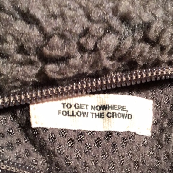 Ruff Hewn light weight jacket multi-fabric dark gray interior pockets M - Picture 7 of 7